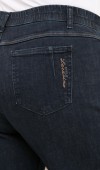 Yüksek Bel Battal Kesim Kahve Tint Jean Pantolon