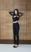 Yüksek Bel Paça Kesik Detaylı Black Jean Pantolon