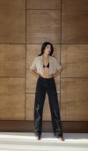 Skater Fit Yüksek Bel Bol Paça Black Jean Pantolon