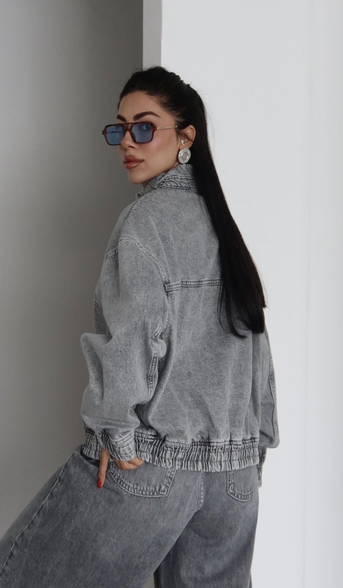 Yaka Fermuar Detaylı Unisex Sweatshirt