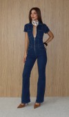 Kadın Rinse Denim Tulum