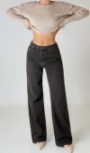 Geniş Paça Wide leg Brown Jean Pantolon