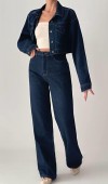 Geniş Paça Wide leg Rinse Jean Pantolon