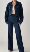 Geniş Paça Wide leg Rinse Jean Pantolon