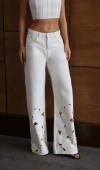 BTKM  34/40  EKRU  Nakışlı Pantolon