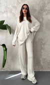 Ekru Salaş Sweat Ve Pantolon L