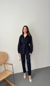Lacivert Gabardin Takım L