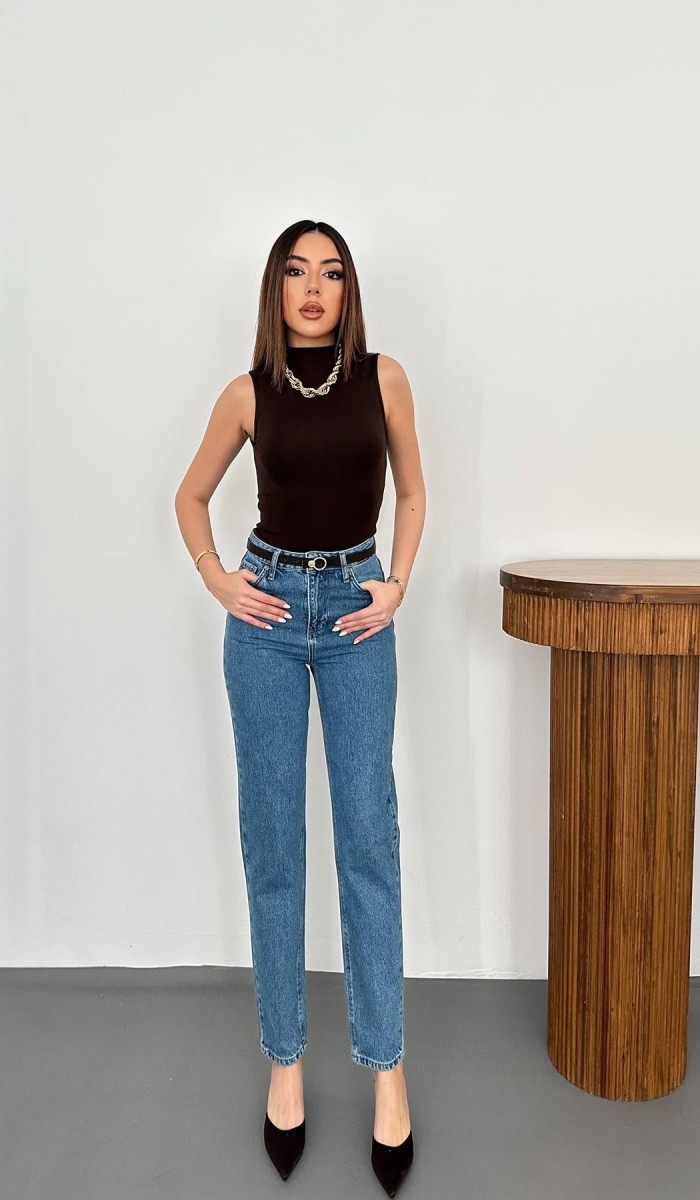 Mavi Boru Paça Jeans Pantolon L