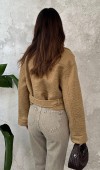 Camel Kuşgözlü Kaşe Kaban L