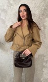 Camel Kuşgözlü Kaşe Kaban L