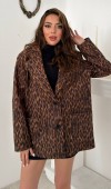 Leopar Leopar Ceket L