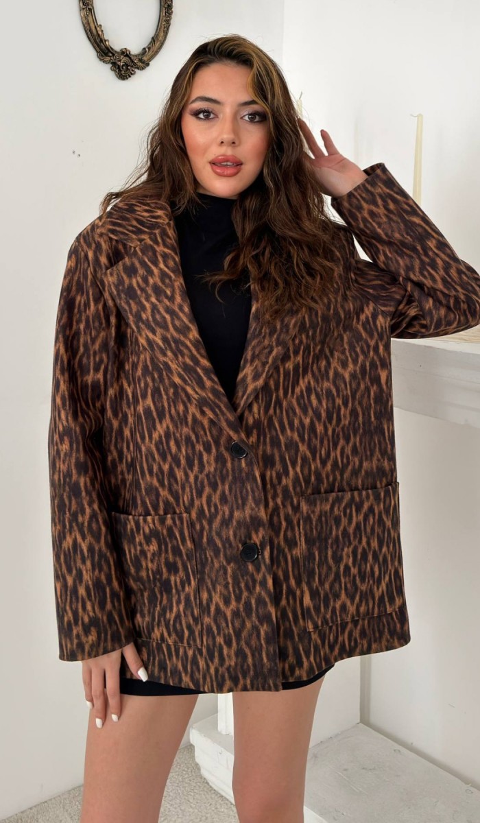 Leopar Leopar Ceket L Leopar Leopar Ceket L