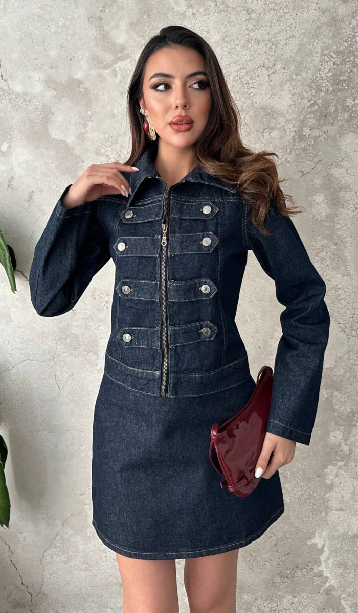 Mavi Denim İkili Takım L
