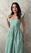 Mint Dantelli Brode Elbise L