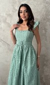 Mint Dantelli Brode Elbise L