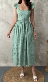 Mint Dantelli Brode Elbise L