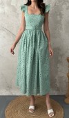 Mint Dantelli Brode Elbise L