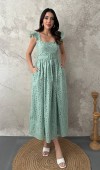Mint Dantelli Brode Elbise L