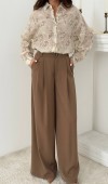 Mocca Pileli Comfort Pantolon L