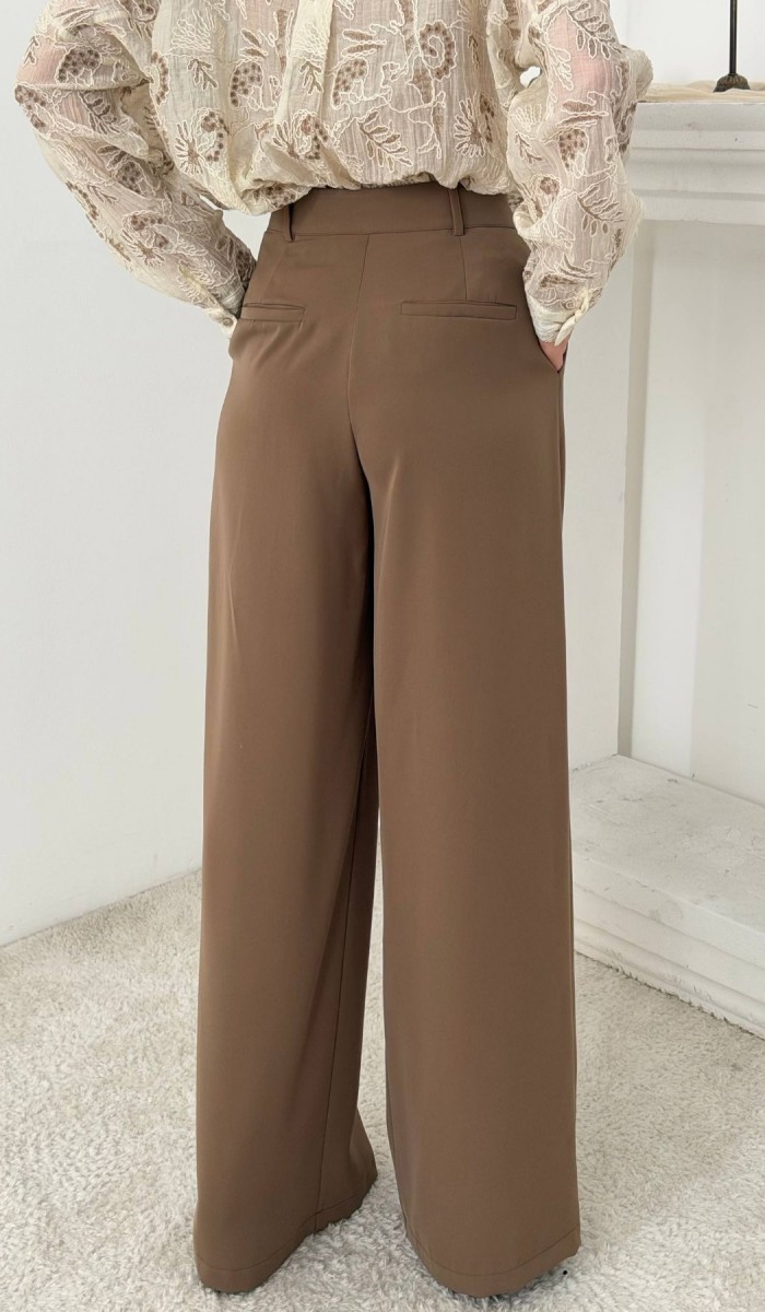 Mocca Pileli Comfort Pantolon L