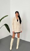 Bej Blazer Ceket L