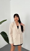 Bej Blazer Ceket L