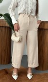 Bej Gabardin Pantolon L