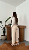 Bej Gabardin Pantolon L
