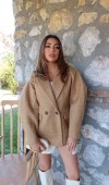 Camel İki Düğmeli Manto L