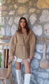 Camel İki Düğmeli Manto L