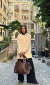 Camel Tüylü Yumoş Kaban L