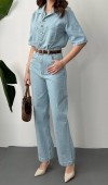 Kar Yıkama Kot Tulum L