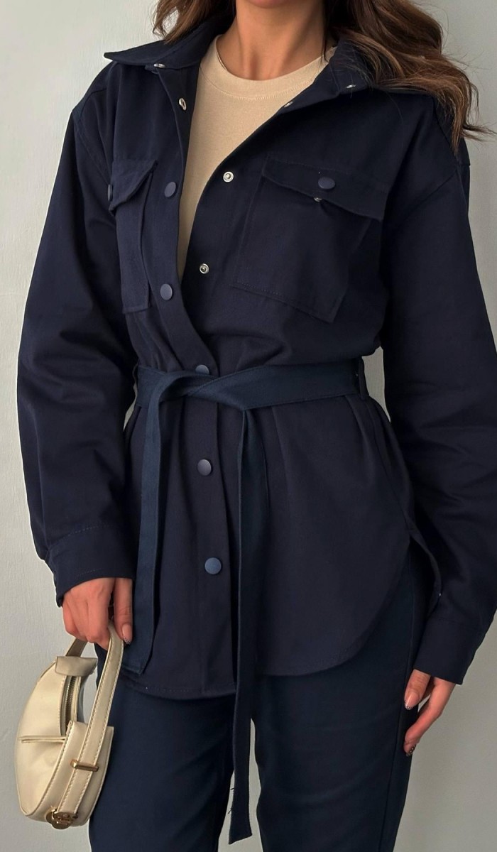 Lacivert Gabardin Takım L