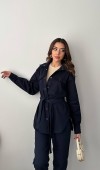 Lacivert Gabardin Takım L