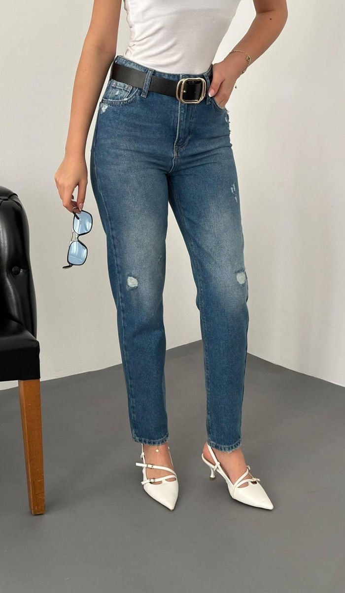 Mavi Lazer Kesim Jeans Pantolon L