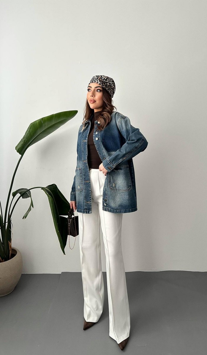 Mavi Vintage Kot Ceket L