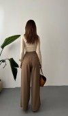 Mocca Pileli Comfort Pantolon L