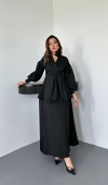 Siyah Gül Detaylı Takım L