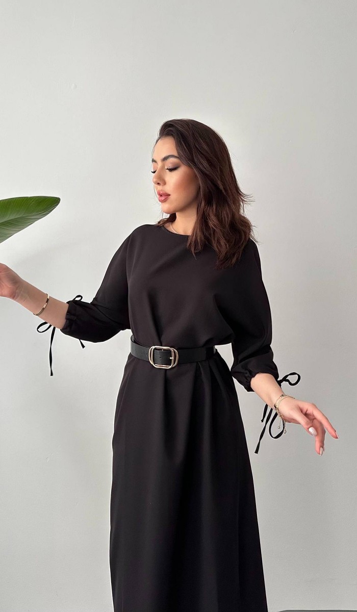 Siyah Topshop Yırtmaçlı Elbise L