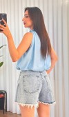 Yakası Boncuklu Balon Model Toptan Bebe Mavisi Bluz Bebe Mavi Yakası Boncuklu Balon Model Toptan Bebe Mavisi Bluz Bebe Mavi