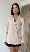Blazer Ceket - Bej Ceket