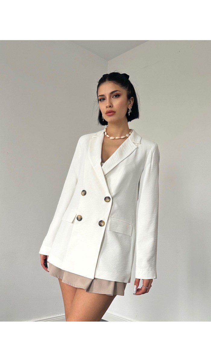 Blazer Ceket - Ekru Blazer Ceket - Ekru