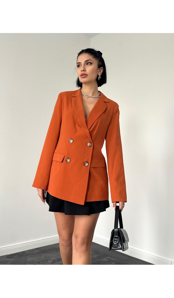 Blazer Ceket - Kiremit Blazer Ceket - Kiremit