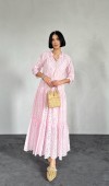 Dantelli New Elbise - Pembe ELBİSE