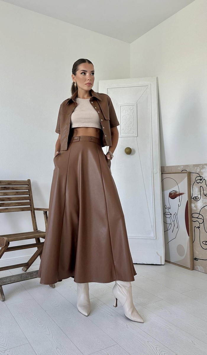 Deri Takım - Kahverengi Deri Takım - Kahverengi