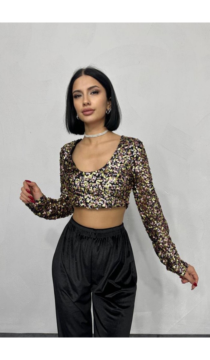 Fermuarlı Bluz - Janjan