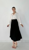 Kemerli Etek - Siyah Etek