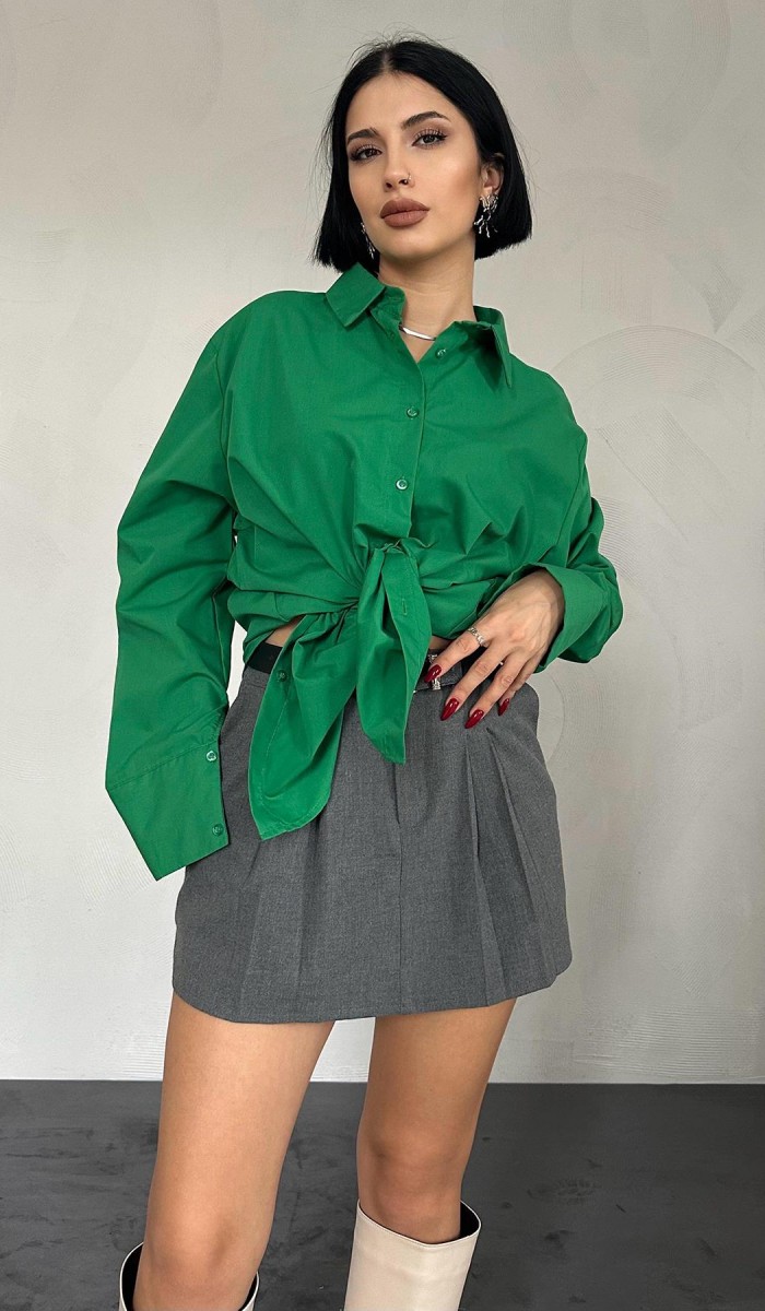 Poplin Gömlek - Zümrüt Poplin Gömlek - Zümrüt