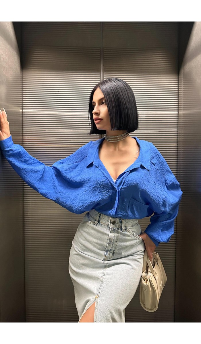 Tek Cepli Bedensiz Cruz Gömlek - Saks