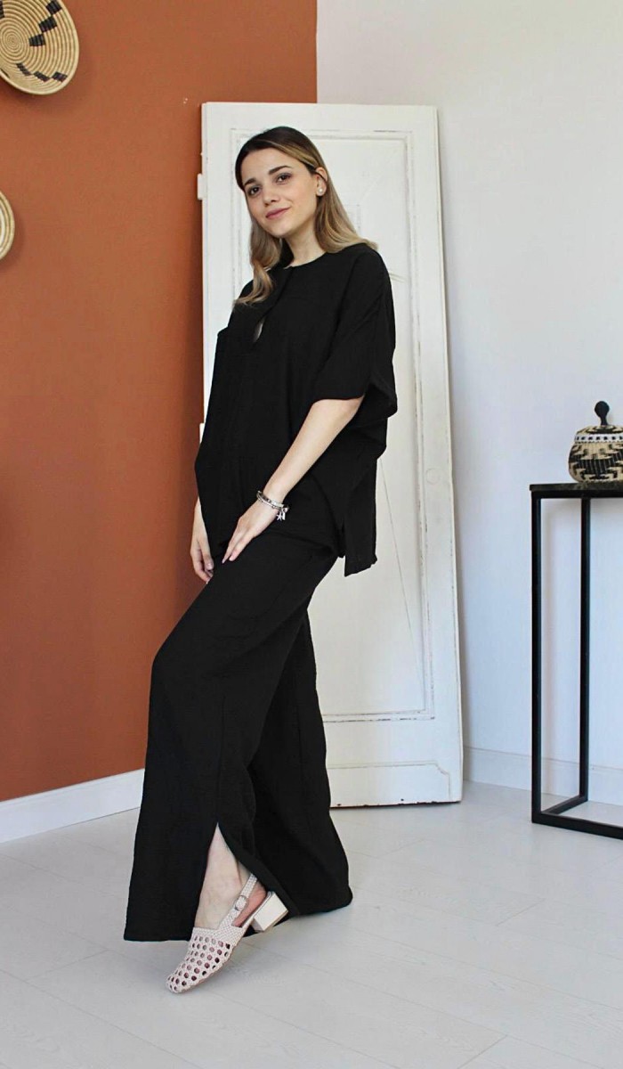 V Yaka Takım - Siyah V Yaka Takım - Siyah